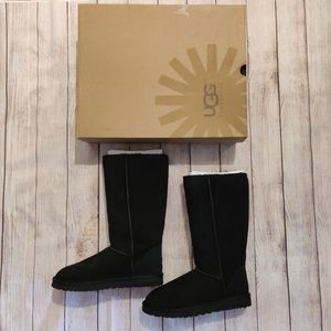NEW WOMEN BOOT UGG AUSTRALIA W CLASSIC TALL Black